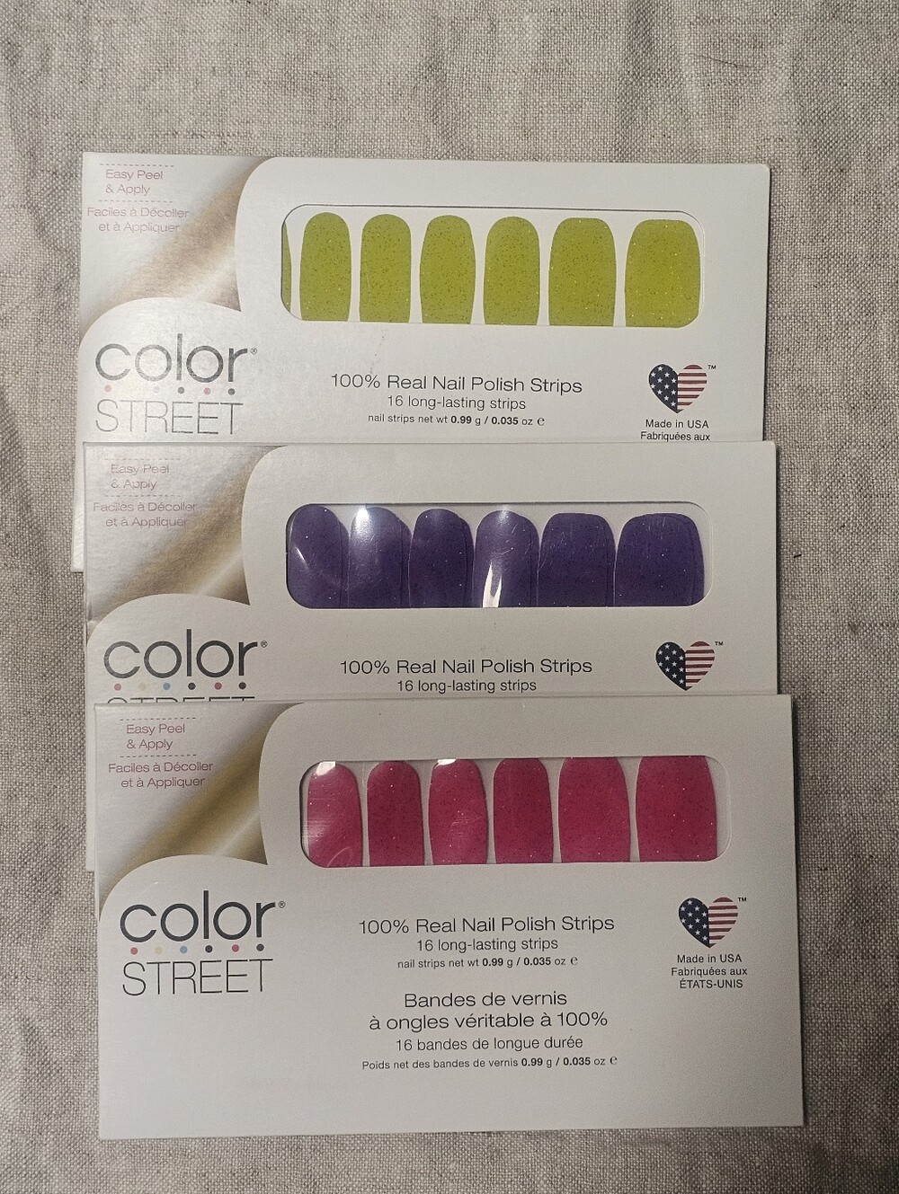 Color Street Nail Polish Strips - Jelly Lot